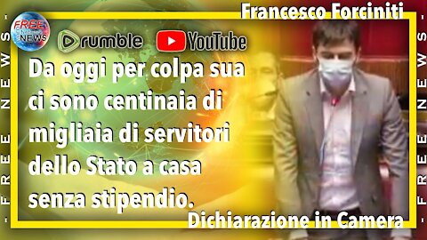 F. Forciniti: ogni nuovo decreto green pass certifica il fallimento di quello precedente.