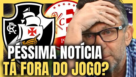 DE AGORA! VASCO PODE PERDER TITULAR PRO JOGO DE SEXTA! NOTÍCIAS DO VASCO