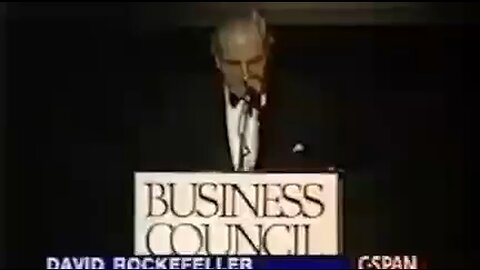 MUST WATCH : David Rockefeller on DEPOPULATION agenda.