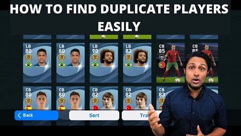 How To Easily Find A Player Duplicate Or Not | PES 2021 MOBILE