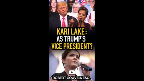 Kari Lake as Trump's VP? #shorts