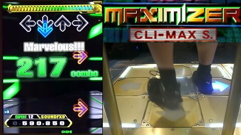 MAXIMIZER - EXPERT (12) - AA#515 (Full Combo) on Dance Dance Revolution A3 (AC, US)