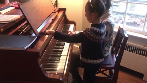 Markus and Serena Cuellar Play Heart and Soul duet - Homeschooling Recital 12/5/2020