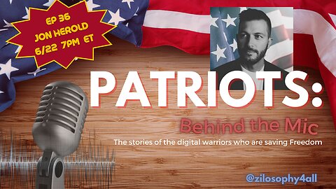 Patriots Behind The Mic #36 - Jon Herold