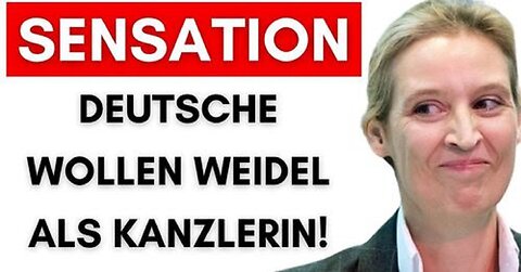 Kanzler-Direktwahl: Weidel DEUTLICH vor Scholz & Habeck!