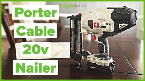 Porter Cable 20V Brad Nailer Review | Best Cordless Nail Guns | Best Beginner Nail gun