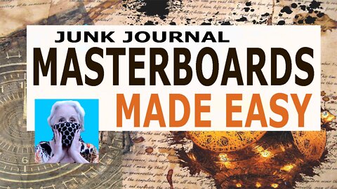 How to Make a Junk Journal Collage Masterboard from Scraps