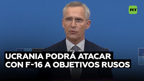 Stoltenberg: Ucrania tiene derecho de atacar con cazas F-16