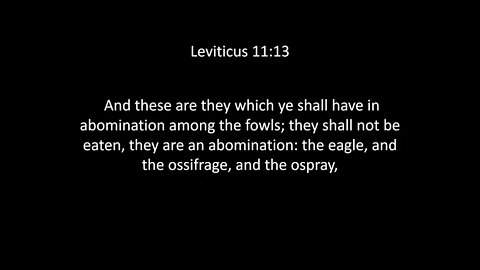 Leviticus Chapter 11