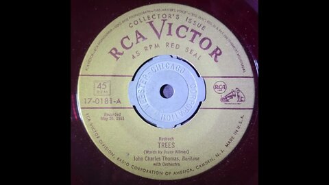 John Charles Thomas – Trees