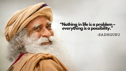 Sadhguru Motivational Speech "It's as Simple as That"