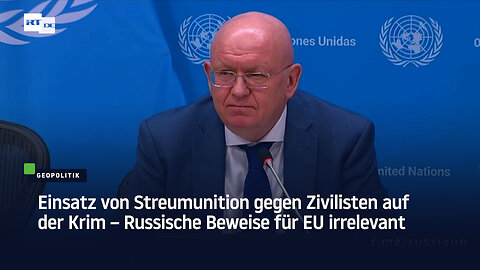 Einsatz von Streumunition gegen Zivilisten auf der Krim – Russische Beweise für EU irrelevant