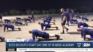 Kern County Fire Department recruits start day one of academy