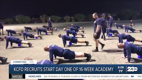 Kern County Fire Department recruits start day one of academy