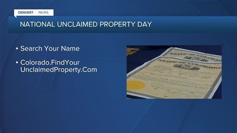 Unclaimed property day - how to check for your name