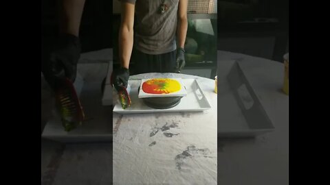 Pouring to Kanye - Abstract Art Part 2 (The Spin)