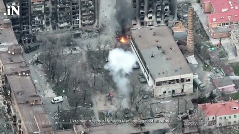 Ukrainian Forces Strike Russian Tanks in Mariupol #shorts