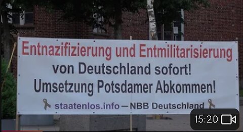 Sieg über die Nazi-Teufel = Sieg für das Leben! staatenlos.info Wittenburg MV 16. Mai 2024