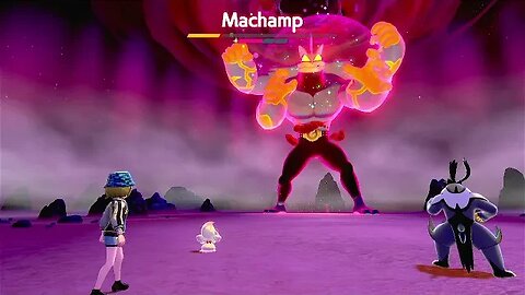 Pokémon Sword - Battling Gigantamax Machamp