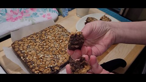 Peanut Butter Chip and Pretzel Brownies