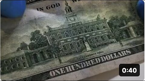 Some interesting things have been found with a microscope🔬on the latest $100 bill💵😳