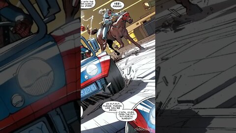 ¿Quién es Spider-Horse? Un Caballo Con Los Poderes de Spider-Man #spiderverse #shorts #spiderhorse