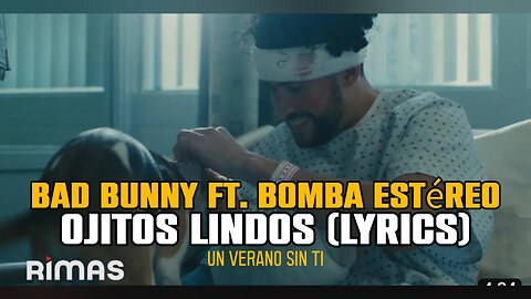 Bad Bunny ft. Bomba Estéreo - Ojitos Lindos (Lyrics)