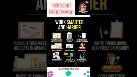 🔥Work smarter and harder🔥#shorts🔥#wildselfhelpgroup🔥22 July 2022🔥