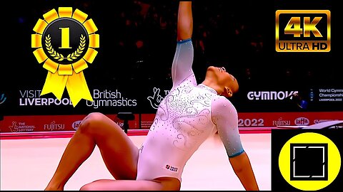 Rebeca ANDRADE🇧🇷🥇Floor AA Final 2022 Liverpool Worlds (NBC.4K)