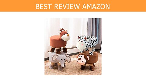 baobe Washable Ottoman Footrest Cartoon Review