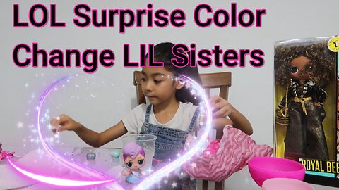 LOL Surprise Color Change LIL Sisters #lol #lolsurprise #surprise