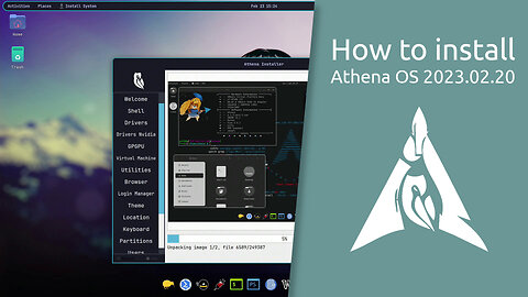 How to install Athena OS 2023.02.20