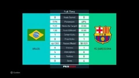 Enjoy Thrilling Match Barazil vs FC Football PRO EVOLUTION SOCCER 2018 LITE_2023 #sultanisworld