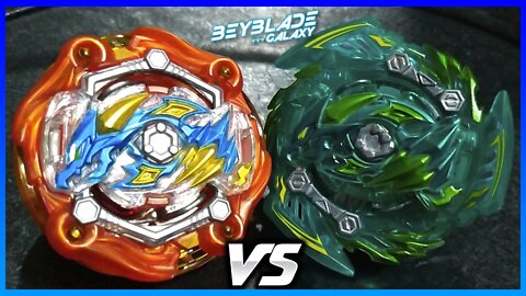 COSMO DRAGON .Vn.R RETSU vs SLASH DRAGON .00.Ω METSU - Beyblade Burst ベイブレードバースト