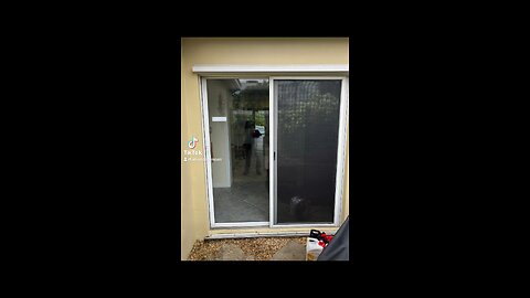 Sliding glass door repair; roller replacement and track refurbishing, in #wiltonmanors, #florida.