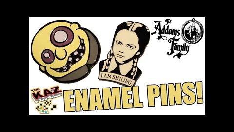 Addams Family Enamel Pins