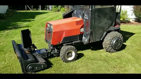 Simplicity Sunstar Snowthrower and Cab