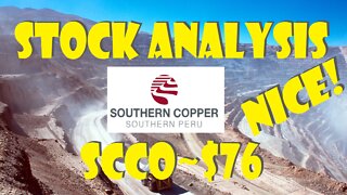 Stock Analysis | Southern Copper Corp. (SCCO) | NICE!