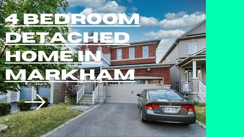 4 Bedroom Detached Home In Boxgrove, Markham