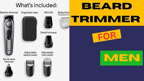 beard trimmer for men