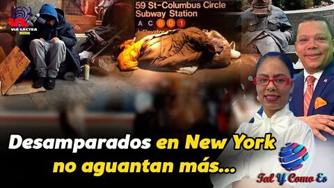 DESAMPADOS EN NEW YORK, NO AGUANTAN MAS - TAL Y COMO ES