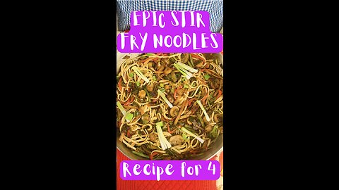 Epic Stir Fry Noodles🍝🥦😋