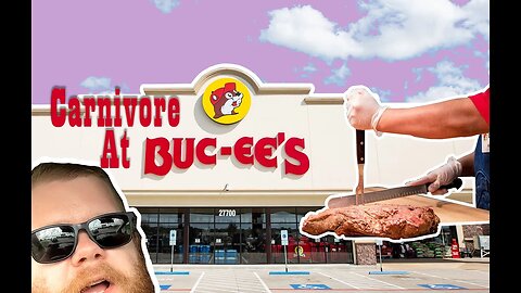 Eating the CARNIVORE DIET at Buc-ee's Pt. 1