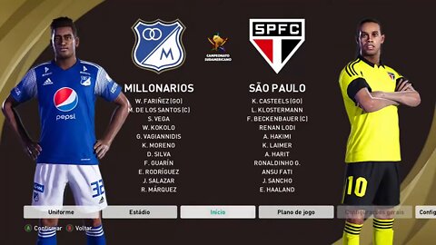 MILLONARIOS-COL x SÃO PAULO-BRA | LIBERTADORES 2023 - OITAVAS | LIGA MASTER