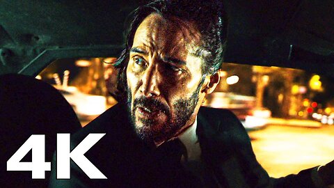 JOHN WICK 4 (2023) Trailer "Car chase in Paris" Action Scene