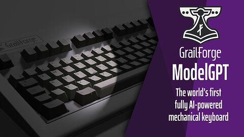 ModelGPT - the world's first fully AI-powered mechanical keyboard