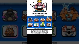 TODOS OS EMOTES CLASH ROYALE PARTE 4