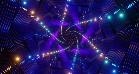 👍 background video for tiktok (VJLOOP NEON tunnel with neon spheres)