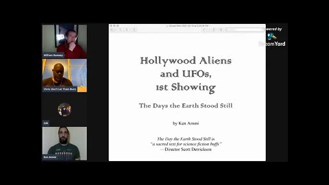 Author Ken Ammi discusses his book Hollywood Aliens and UFO's, 1st Showing