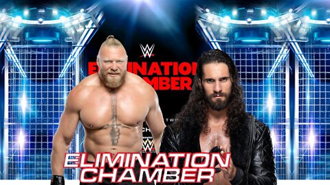 Wwe elimination chamber Brock Lesnar vs Seth Rollins Full match 2022